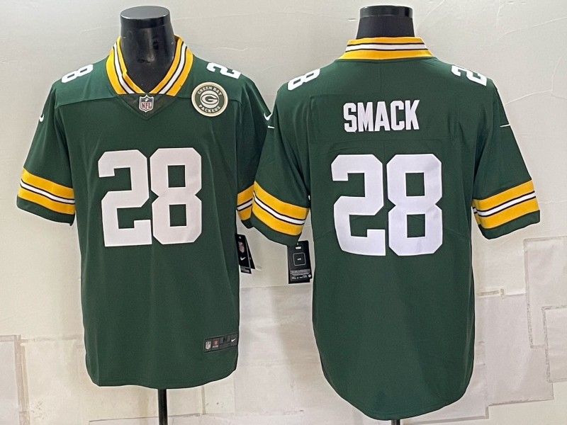 Men Green Bay Packers #28 Smack green 2026 Nike NFL Jersey 100402